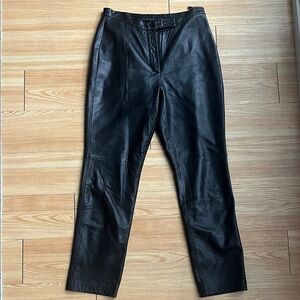Siena Studio Black Leather Pants